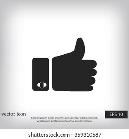   hand. good vector 