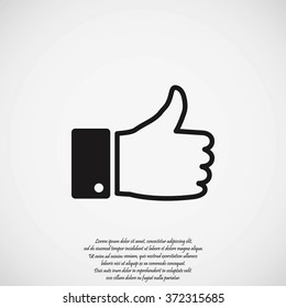   hand good vector 
