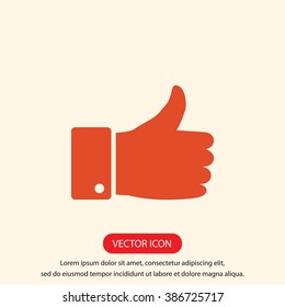   hand. good vector 