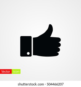 hand. good vector, flat design best vector icon