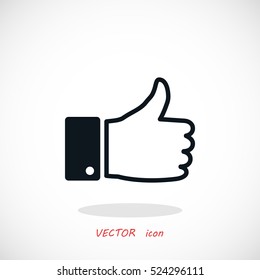 hand good vector, flat design best vector icon