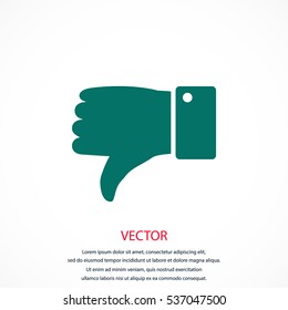 hand. good vector, flat design best vector icon