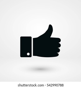 hand. good vector, flat design best vector icon