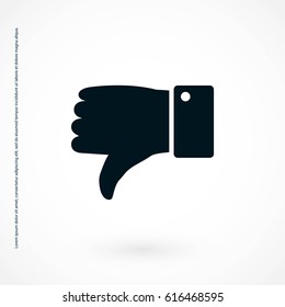 hand. good vector, flat design best vector icon