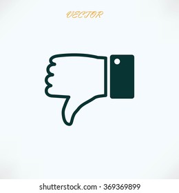   hand. good vector  icon