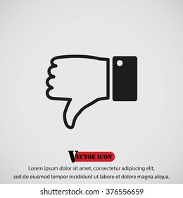   hand. good vector  icon