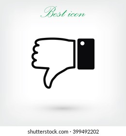   hand. good vector  icon