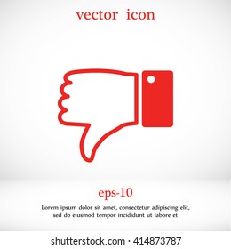   hand. good vector  icon