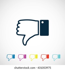   hand. good vector  icon