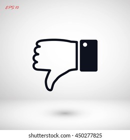   hand. good vector  icon