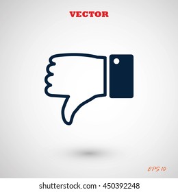   hand. good vector  icon