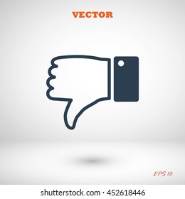   hand. good vector  icon