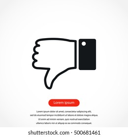 hand. good vector icon, flat design best vector icon