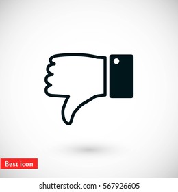 hand. good vector icon, flat design best vector icon
