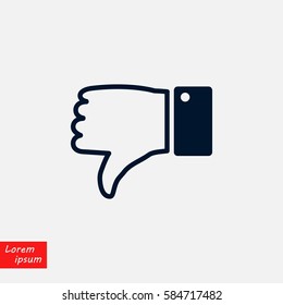 hand. good vector icon, flat design best vector icon