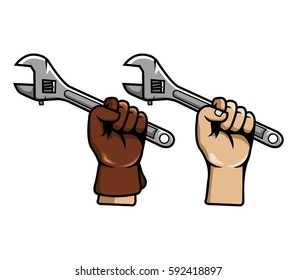 Hand Grab Adjustable Wrench