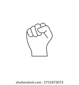 Hand Grab Gesture Icon, Move Digital Object Action Vector Illustration, Fist Grip Interaction for Metaverse