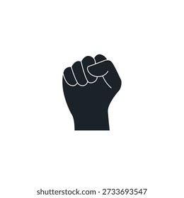 Hand Grab Gesture Icon, Move Digital Object Action Vektorgrafik, Fist Grip Interaction für Metaverse