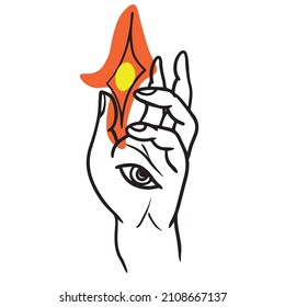 diseño gráfico manual ilustración vectorial, dibujo de tatuajes de arte, dibujo a mano, uso de impresión