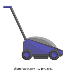 Hand grass cutter icon. Cartoon of hand grass cutter vector icon for web design isolated on white background