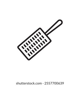 Hand grater icon Thin line art collection