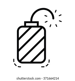 hand grenade icon  line style