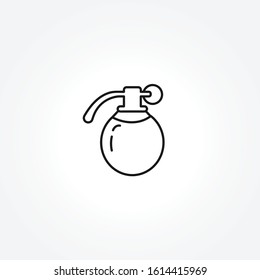 hand grenade icon on white background