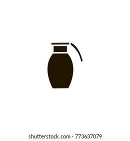 hand grenade icon. sign design