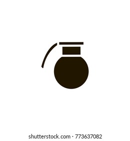 hand grenade icon. sign design
