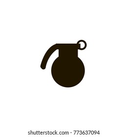 hand grenade icon. sign design