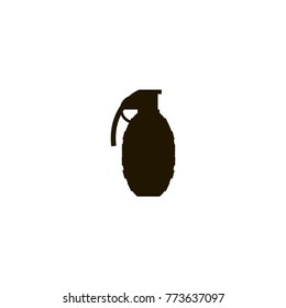 hand grenade icon. sign design