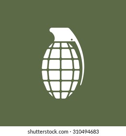 Hand Grenade Icon - Vector