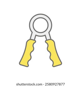 Hand Grip icon vector stock illustration