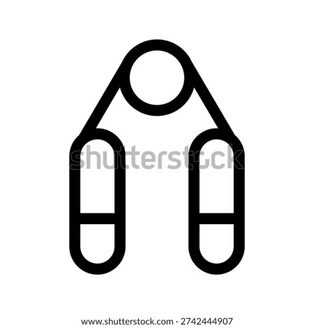 Hand Grip Icon Vector Symbol Design Illustration