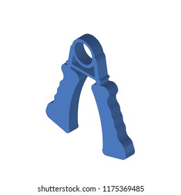 Hand Grip isometric left top view 3D icon