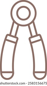 Hand Grip vector icon. Can be used for printing, mobile and web applications.