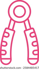 Hand Grip vector icon. Can be used for printing, mobile and web applications.
