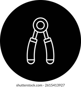 Hand Grip vector icon. Can be used for printing, mobile and web applications.