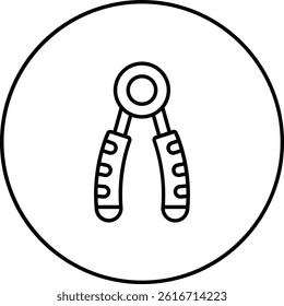 Hand Grip vector icon. Can be used for printing, mobile and web applications.