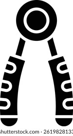 Hand Grip vector icon. Can be used for printing, mobile and web applications.