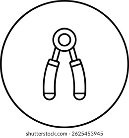 Hand Grip vector icon. Can be used for printing, mobile and web applications.