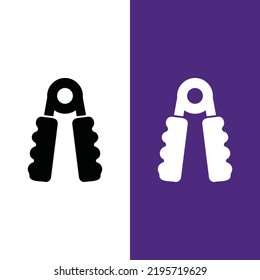 Icono del vector de agarre manual en estilo glifo. El icono de ilustración vectorial se puede utilizar para una aplicación, sitio web o parte de un logotipo