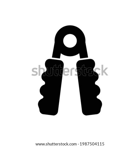 Hand Grip Vector Icon in Glyph Style. Vector illustration icon can be used for an app, website, or part of a logo.