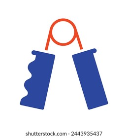 Hand grip vector solid icon. Graph symbol for fitness and weight loss web site and apps design, logo, app, UI