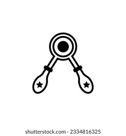 hand grip vector type icon