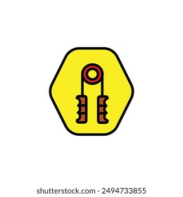 hand grip vector type icon