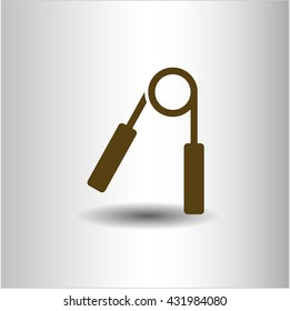 Hand gripper icon