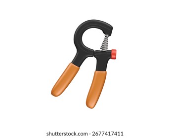 Handgreifer-Symbol 3D-Illustrationsrenderung