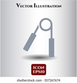 Hand gripper icon or symbol