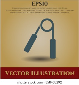 Ilustración del vector del icono de la rejilla de mano